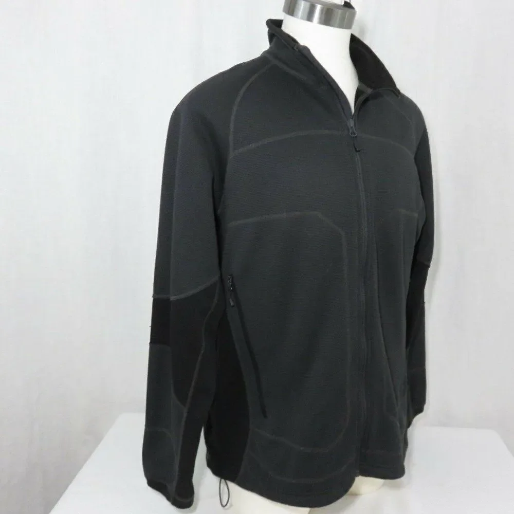The North Face Stealth Byron Full Zip Fleece Jacket Black Mens XL
